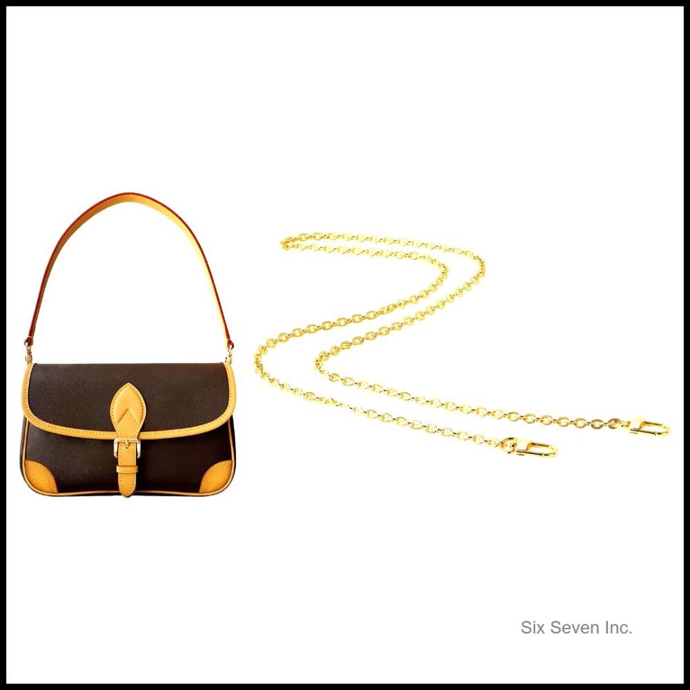 Gold Chain Strap Replacement Crossbody Bag Purse Thin Elegant Minimal Chic